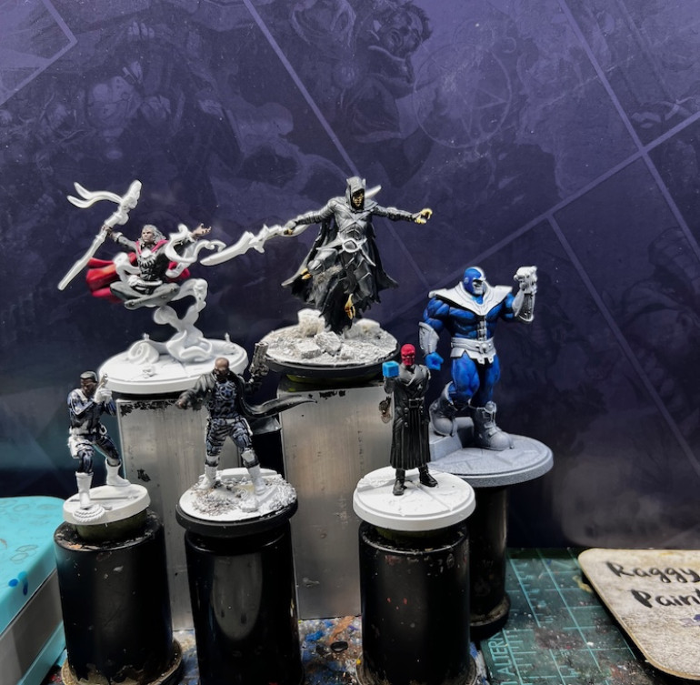 Started work on Doctor Voodoo and Red Skull who should be done quickly.