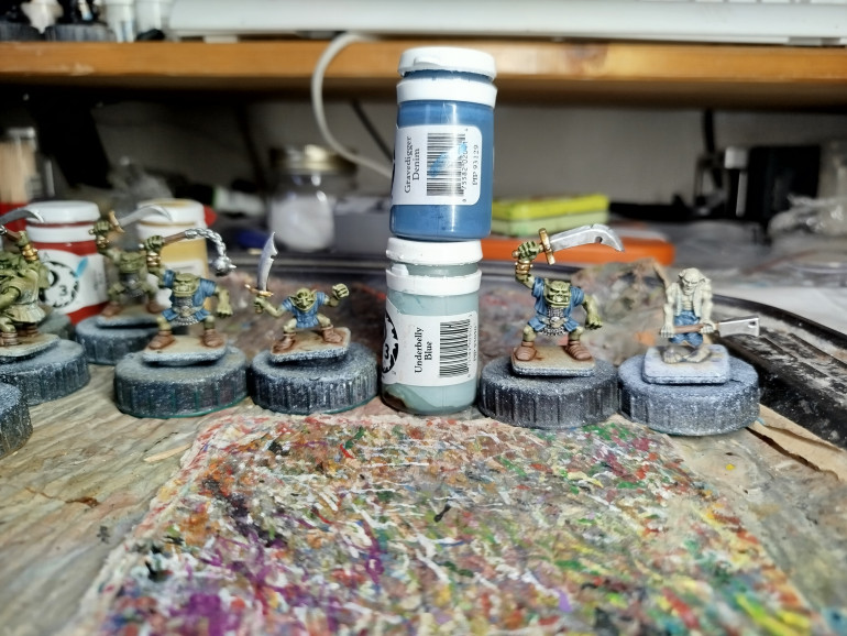 50/50 mix for first drybrush highlight