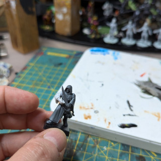 Inquisitorial Agents kitbashed as Cult of the Possessed