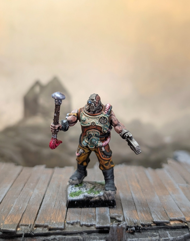 Inquisitorial Agents kitbashed as Cult of the Possessed