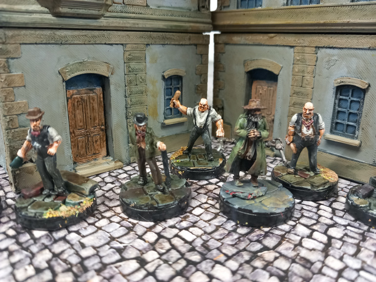 The first gang completed is a criminal gang which j added a couple of minus I already had such as the pickpocket with mechanical picker arms