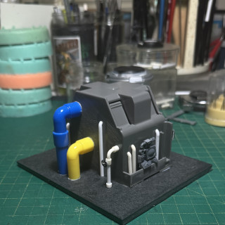 Finished  building water purification station #2