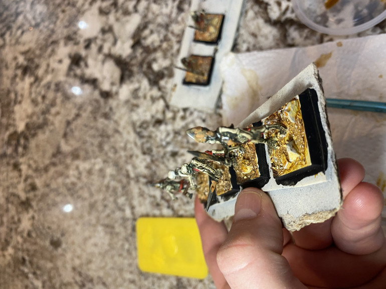 Dirty Down Rust product over the steel and some Dirty Down Verdigris over the copper bits