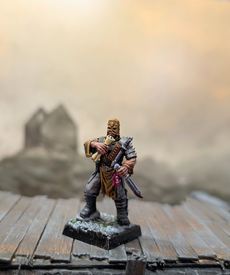 Inquisitorial Agents kitbashed as Cult of the Possessed