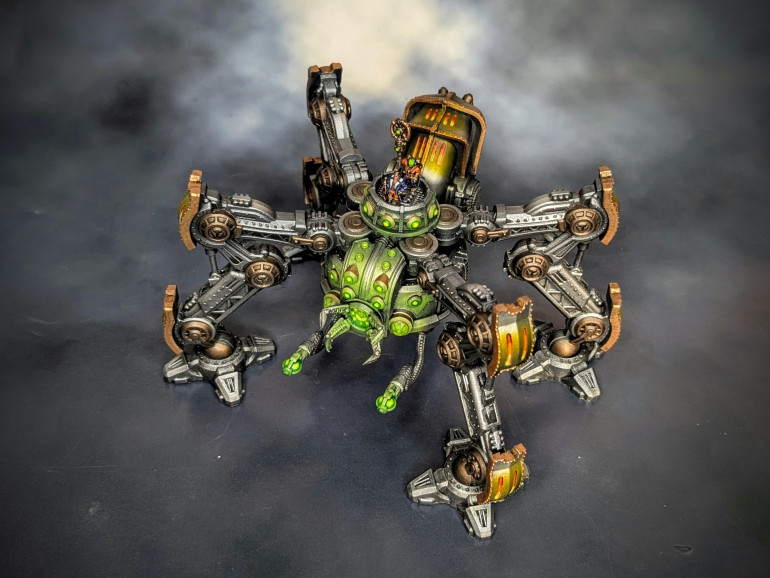 The Enlightened Behemoth with tiny commander at the top!