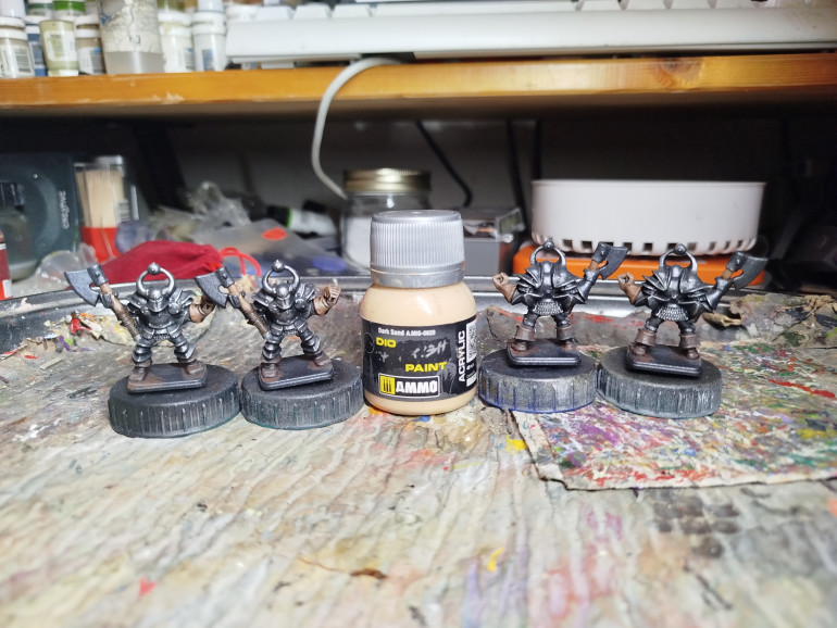 Selective drybrush highlights were reapplied