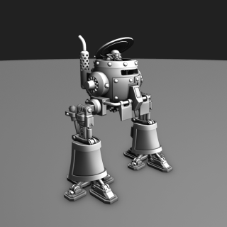Started working on optional arms for the mech