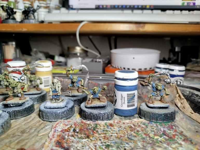 Blue base coat