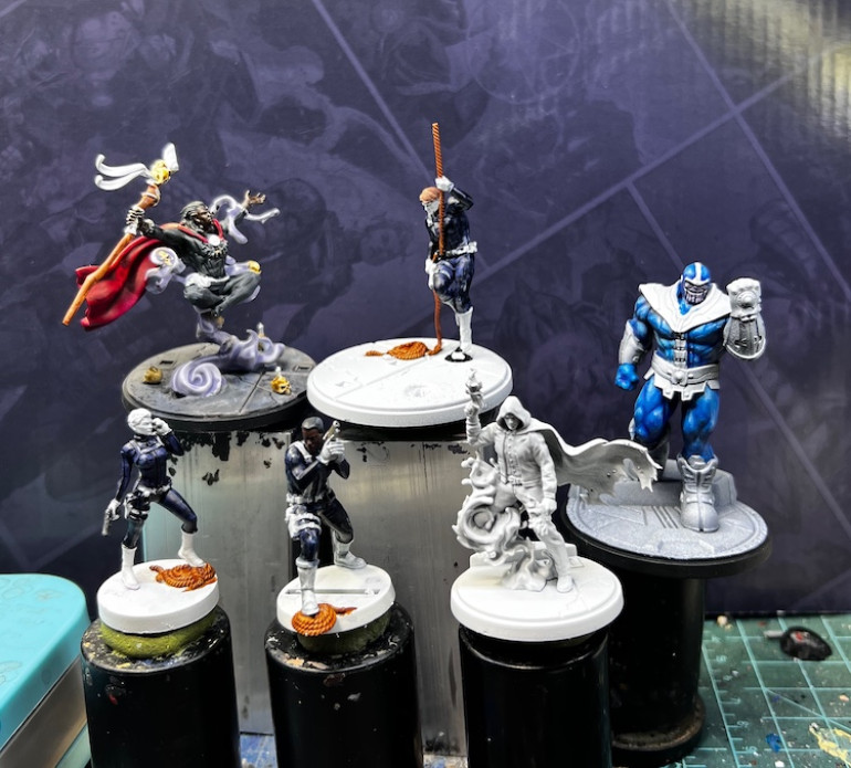 Corvus Glaive, Nick Fury Jr and Ultron are done, replaced with The Hood and the remaining SHIELD Agents.