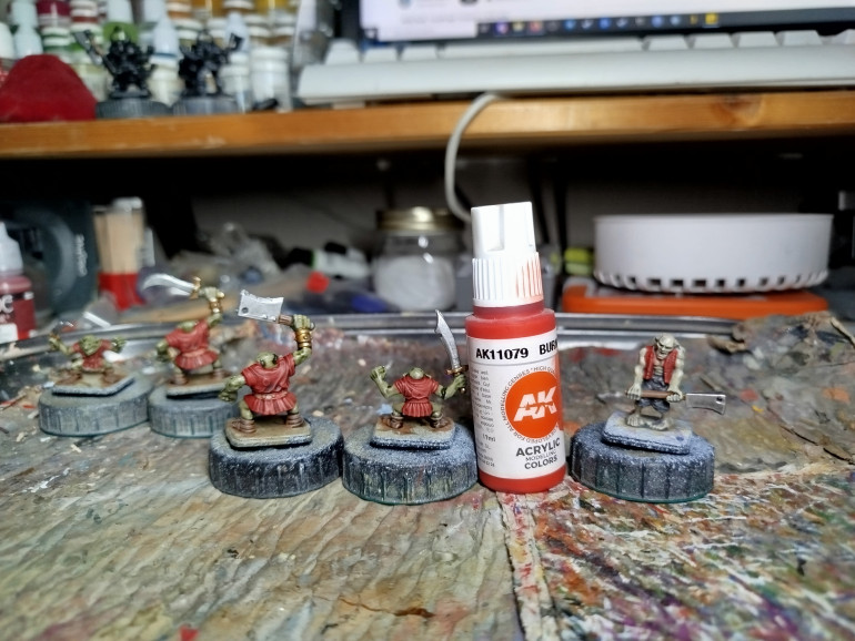 First drybrush highlight