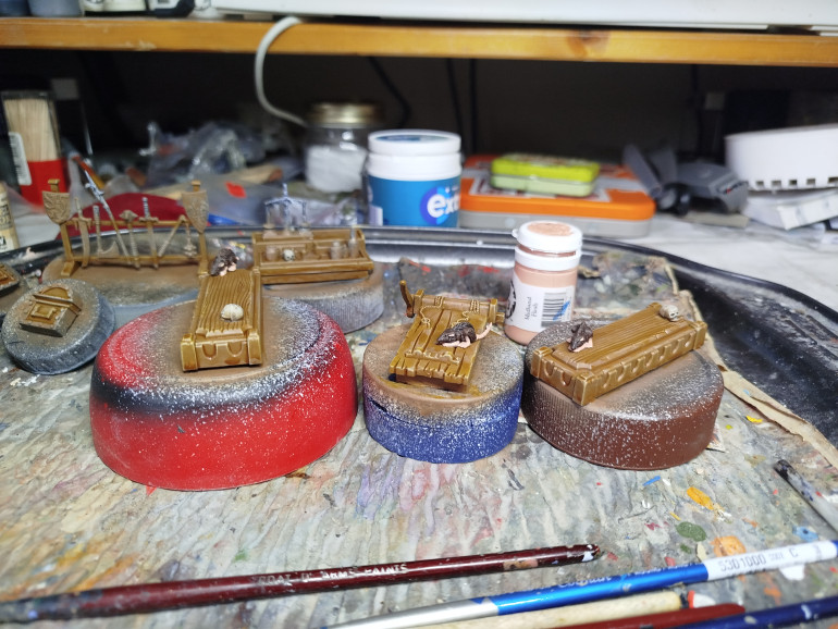 Base coat the rat flesh