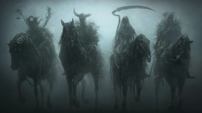 On through the dead of night With the four horsemen ride Or choose your fate and die