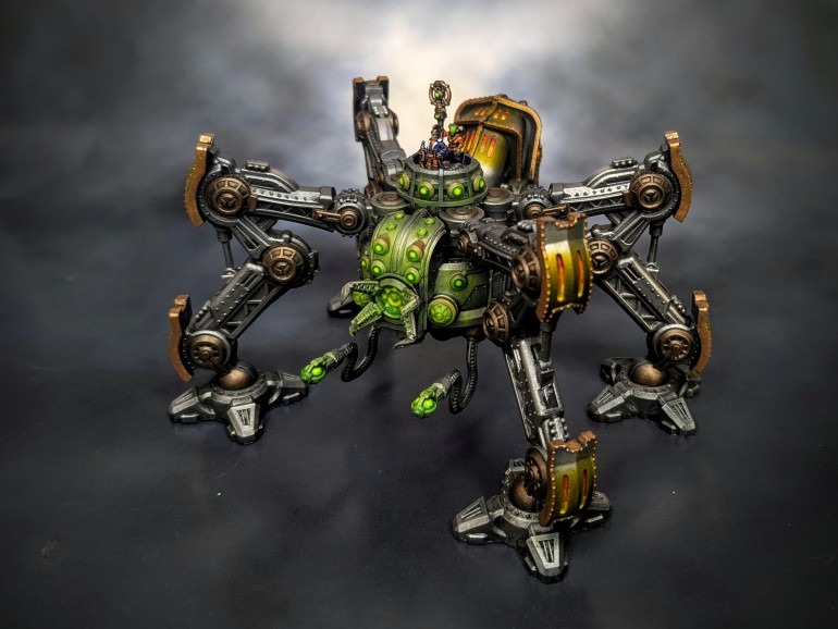 The Enlightened Behemoth with tiny commander at the top!