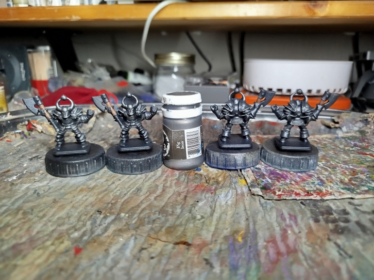 They were lightly drybrushed to add highlights, only where aprpriate