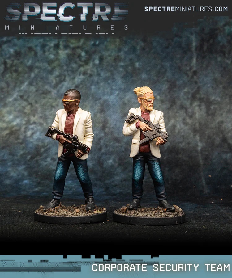 Corporate Secturity Team - Spectre Miniatures
