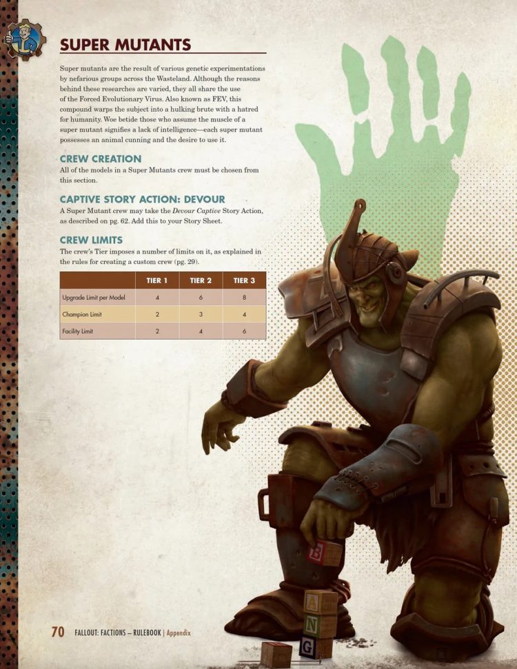 MODIPHIUS ENTERTAINMENT Fallout Factions: Core Rulebook szerepjáték MODIPHIUS ENTERTAINMENT Fallout Factions: Core Rulebook szerepjáték