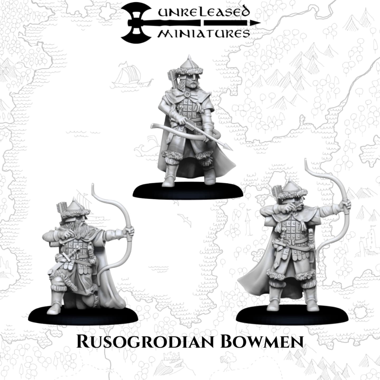 Rusogrodian Bowmen - Unreleased Miniatures