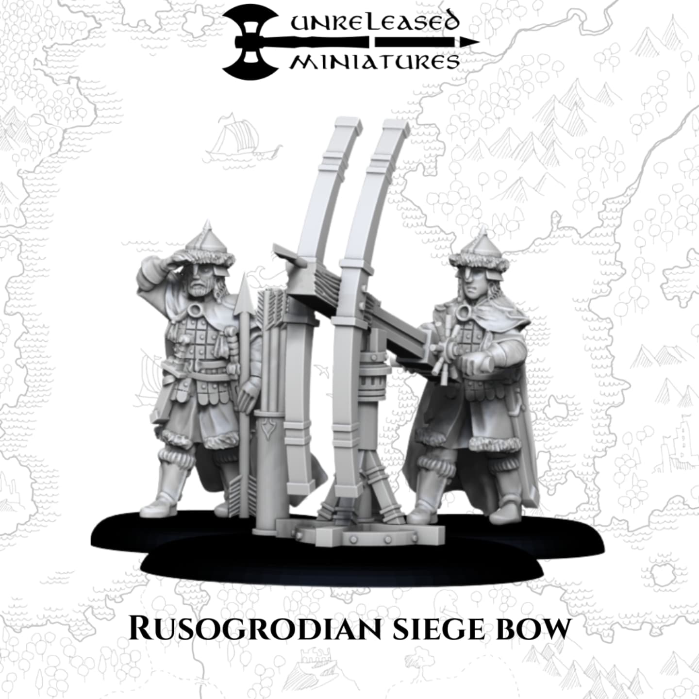 Rusogrodian Siege Bow - Unreleased Miniatures