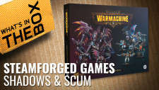 Unboxing: Warmachine – Shadows & Scum | Steamforged Games