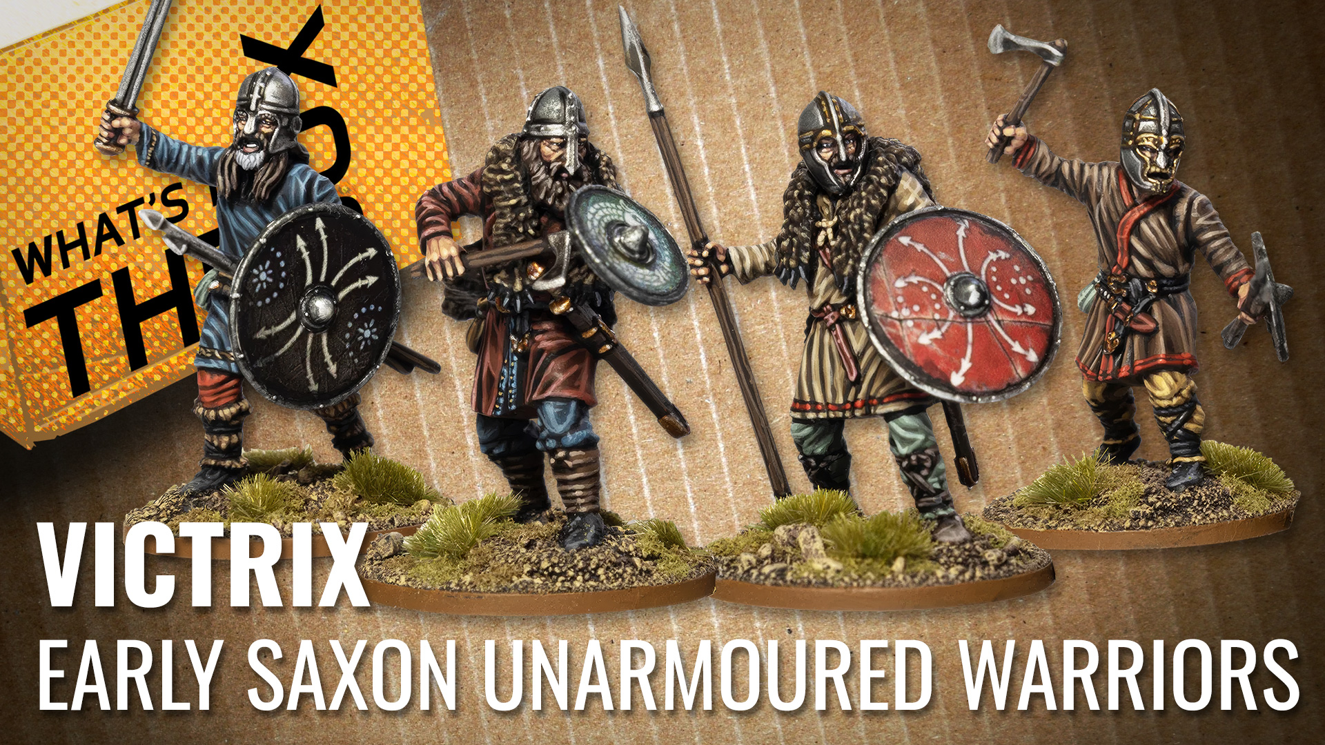 Unboxing: Early Saxon Unarmoured Warriors | Victrix Miniatures ...