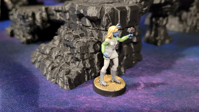 Dr. Zex takes a break after securing control of the planet and victory for the Explorer Corps.