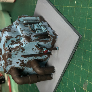 More work on the water purification station