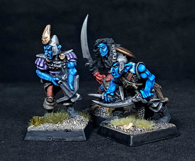 Blue skinned fiends!