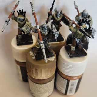 Starting to base coat