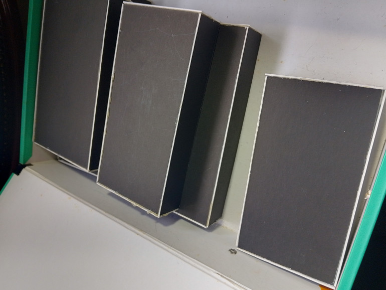 Next up I was going to need trench sections, rather than digging out the cork, I made some boxes that can be placed down randomly to create the trenches