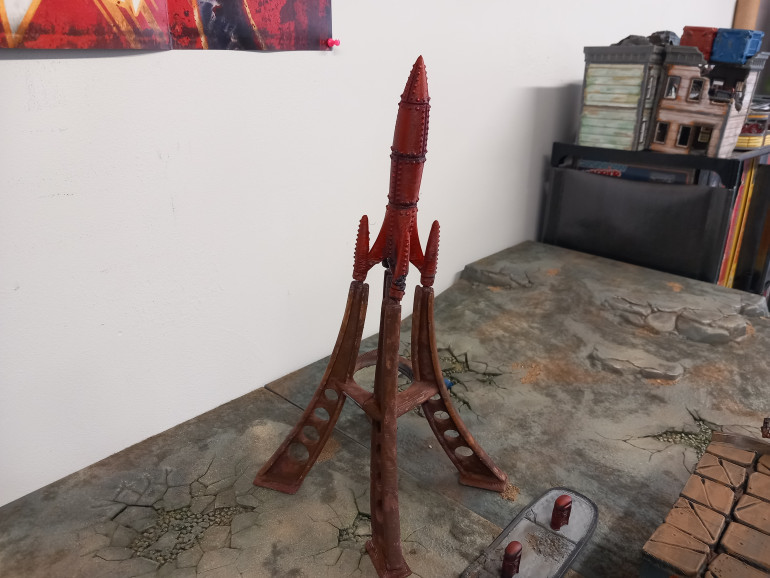 I continued to have a few print problems but I've just run with it as damage. The roof sections are very big and difficult to stick together. Magnets might have worked better than glue