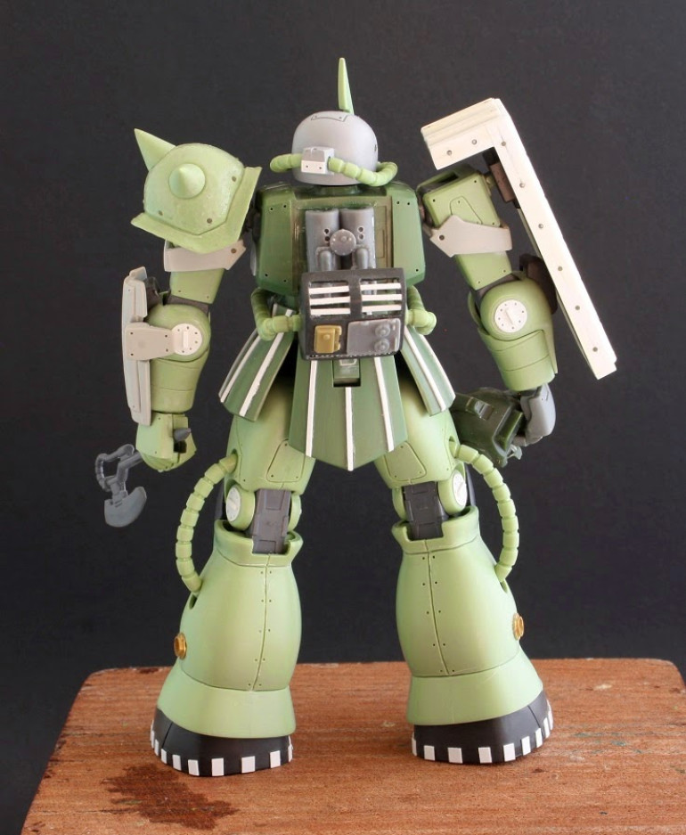 I have not attached the back pack yet.