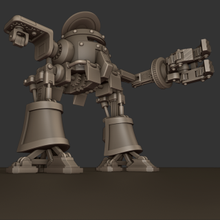 Started gun mount and refined Claw arm