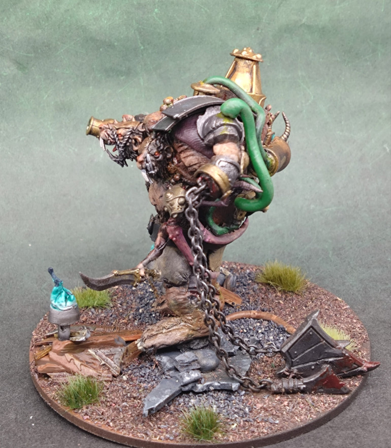 Maybe it cost me a lot of time. Plus to be able to kitbash it still took money over time acquiring the parts and brown stuff and green stuff to assemble it. But it does feel like I saved myself the purchase of a Brood Terror and I am very happy with my unique one. There was something about the GW one I wasn't really happy with aesthetically. Even if it ends up a bit pants in game this is my version and I enjoyed making it.