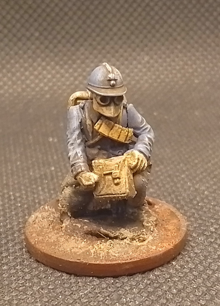 Next up we have the medic Corelli the 2nd, years on the front line have left him a broken man with a weak heart so could drop dead at any moment, all the years in constant battles have taught him to always be prepared so gets a free bit of equipment each game