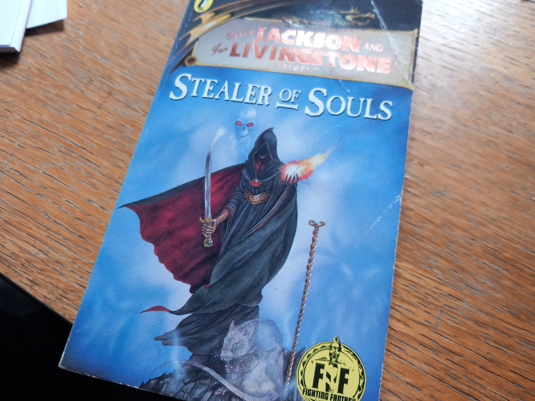 The Dave Gallagher cover drew me in when I was younger with a baddy and illusions. This is Mordraneth who is one of those evil types who wants to unleash a magically army. These bloody wizards. He's even kidnapped a nice wizard who we have go rescue. Written by Keith Martin this was an ok rescue mission elevated by the art of Russ Nicholson.