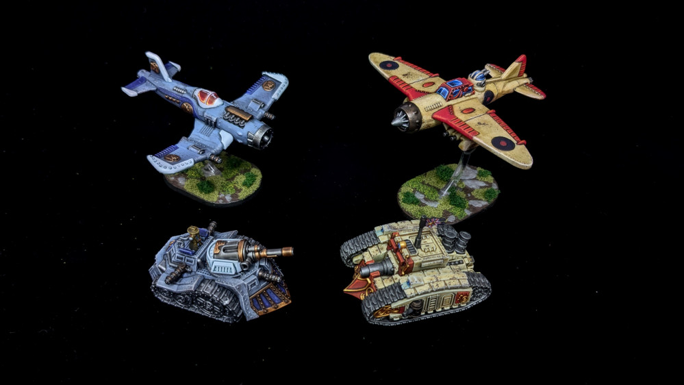 Elmir paints Armoured Clash: Land warfare in the Dystopian Age.