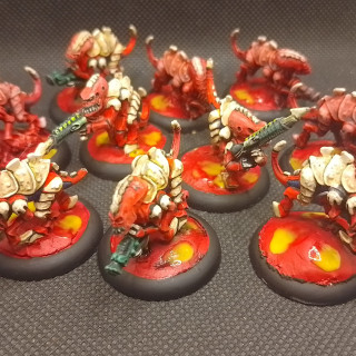 Painting some evil minions for advanced space crusade