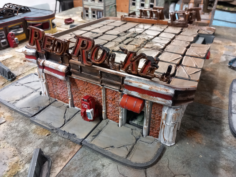 Roof section completed