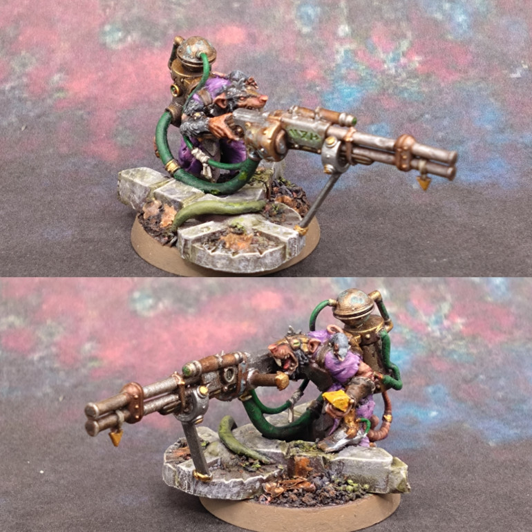 I love this kitbash and wanted more people to see it. So, I submitted it in the Fantasy single miniature category at Salute.