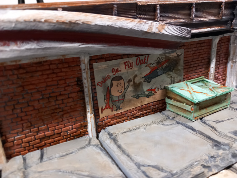 As well as adding furniture I've added some posters from the world