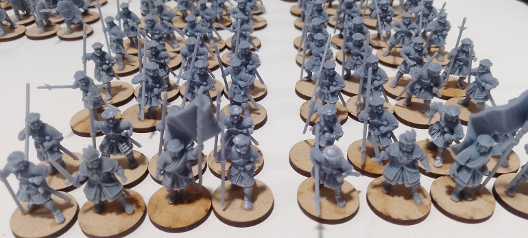 Shields will be glued on later