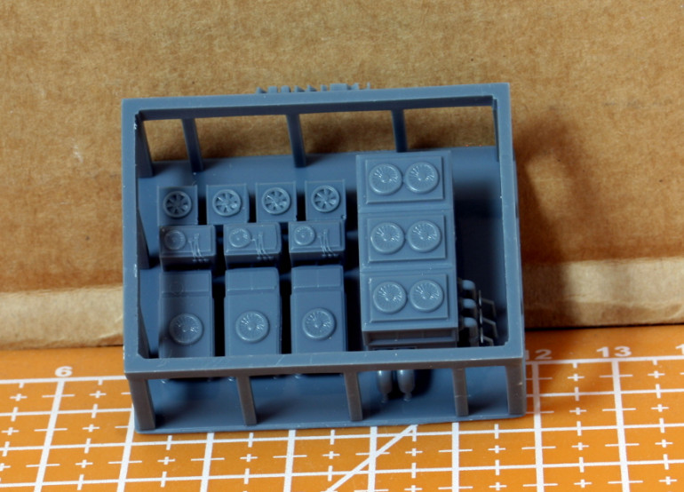 Printed out some detailing parts for the buildings.