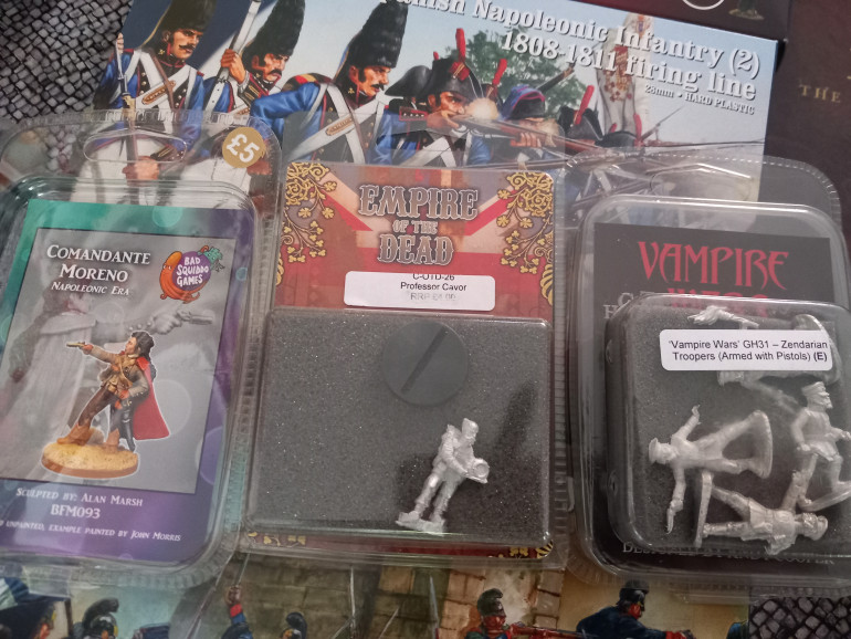 A few minis to bolster my empire of the dead and a lady who fans of Sharpe might recognise to go with my new Spanish.