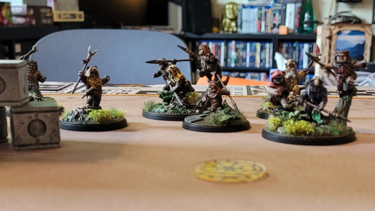 The Ewoks are here to discuss merchandising opportunities.