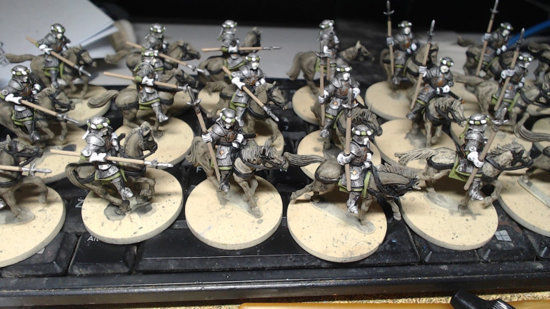 The Knights have had everything finished besides the horse and skin