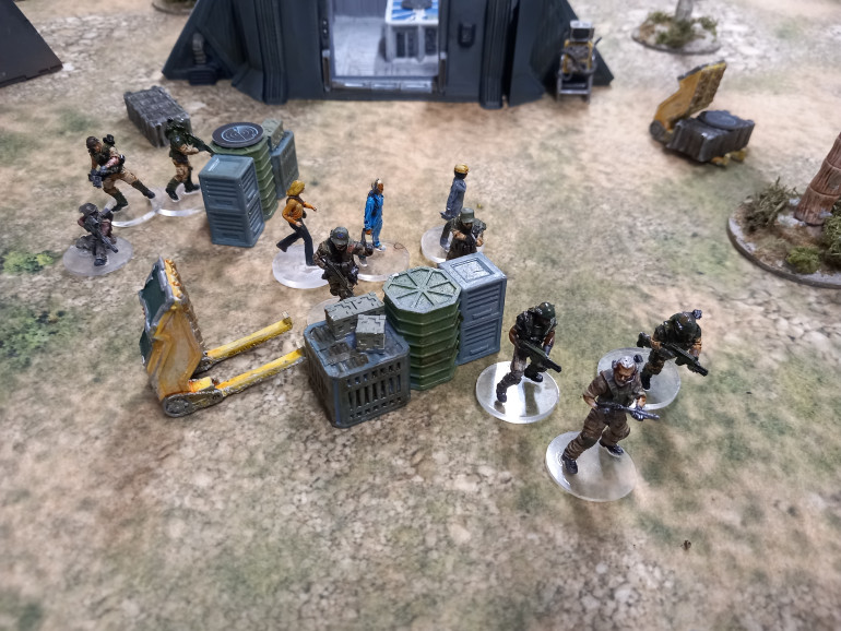 Forming a tight circle all the marines have to do is wait for pick up. Mission successful command assess the situation. The rescued colonists talk of their habitats being over run but they were unable to call for aid. The colony will now need to be investigated