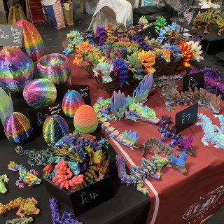 Crafted Campaigns 3D printed terrain is preventing us from doing any work | Stand 2-881