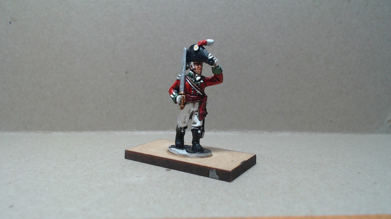 Captain Daniel O'Reily. Captain of the 87th Prince of Wales's Irish Regiment of Foot.