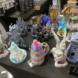 Crafted Campaigns 3D printed terrain is preventing us from doing any work | Stand 2-881