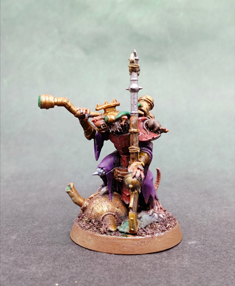 The colours were much the same choices as the rest of the models in this army.